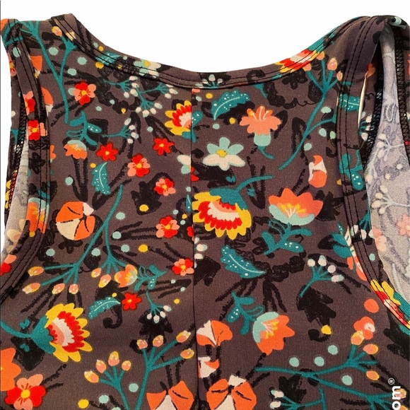 LuLaRoe Dani Maxi Dress Sleeveless Floral NWT - Picture 8 of 16